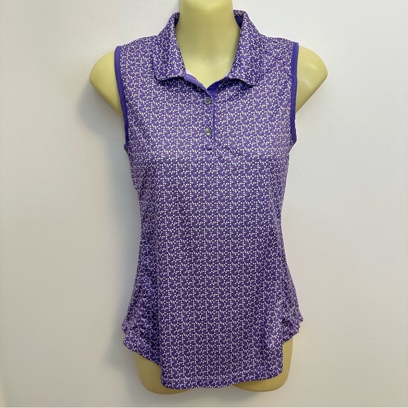 Greg Norman Collection Ladies Purple Sleeveless Golf Polo size S - Picture 1 of 6